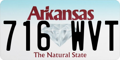 AR license plate 716WVT