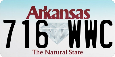 AR license plate 716WWC