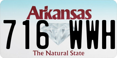 AR license plate 716WWH