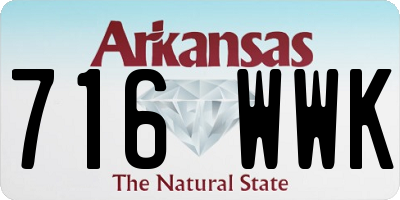 AR license plate 716WWK