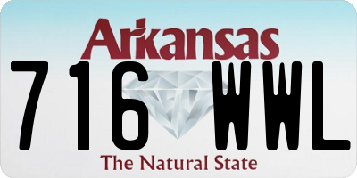 AR license plate 716WWL