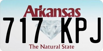 AR license plate 717KPJ