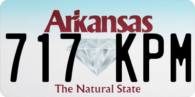 AR license plate 717KPM