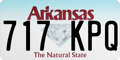 AR license plate 717KPQ