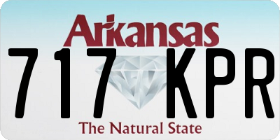 AR license plate 717KPR