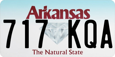 AR license plate 717KQA