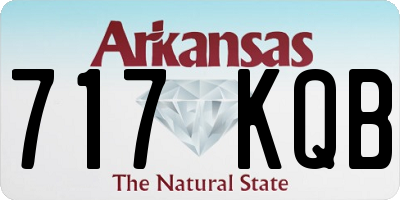 AR license plate 717KQB