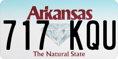 AR license plate 717KQU