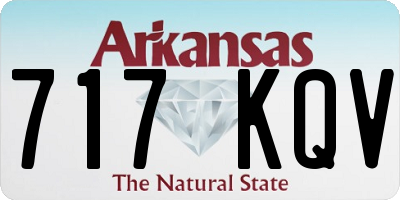 AR license plate 717KQV