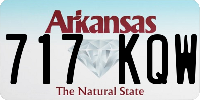AR license plate 717KQW