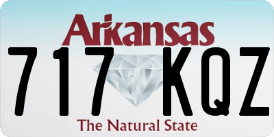 AR license plate 717KQZ