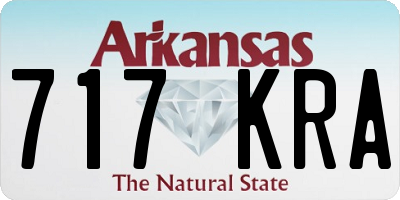 AR license plate 717KRA