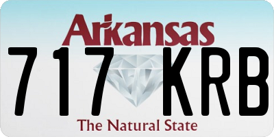 AR license plate 717KRB