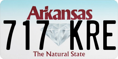 AR license plate 717KRE