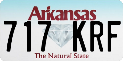 AR license plate 717KRF
