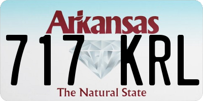 AR license plate 717KRL