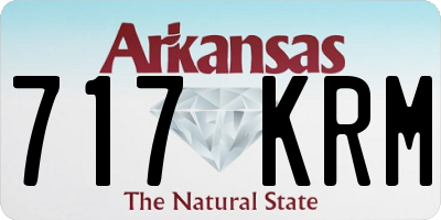 AR license plate 717KRM