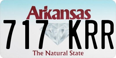 AR license plate 717KRR