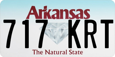 AR license plate 717KRT