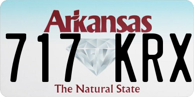 AR license plate 717KRX