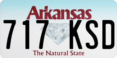 AR license plate 717KSD