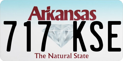 AR license plate 717KSE
