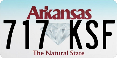AR license plate 717KSF
