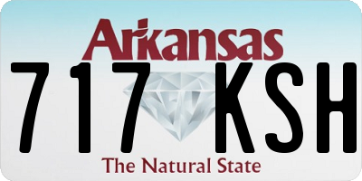 AR license plate 717KSH