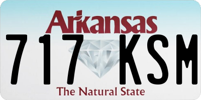 AR license plate 717KSM