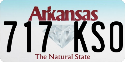 AR license plate 717KSO