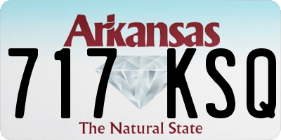 AR license plate 717KSQ