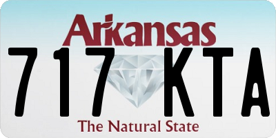 AR license plate 717KTA