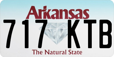 AR license plate 717KTB