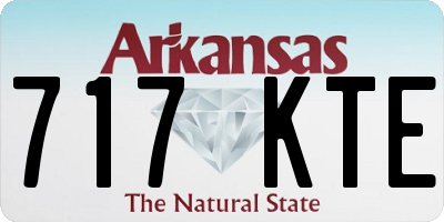 AR license plate 717KTE