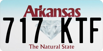 AR license plate 717KTF