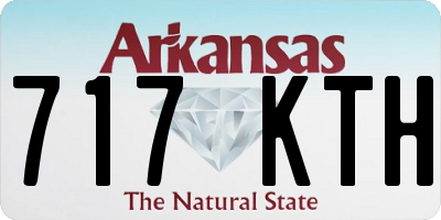 AR license plate 717KTH
