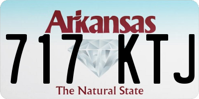 AR license plate 717KTJ