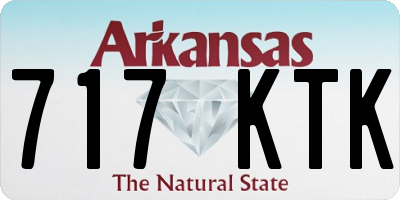 AR license plate 717KTK
