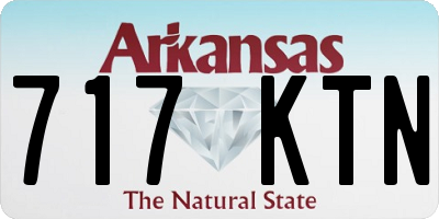 AR license plate 717KTN