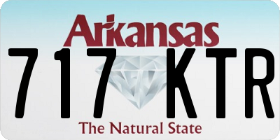 AR license plate 717KTR