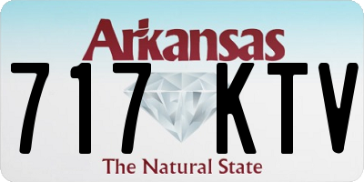 AR license plate 717KTV