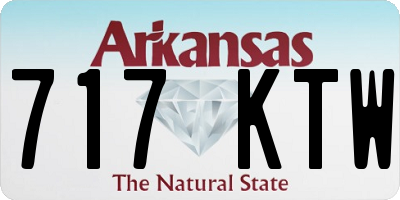 AR license plate 717KTW