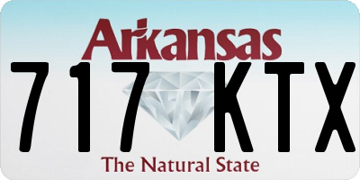 AR license plate 717KTX