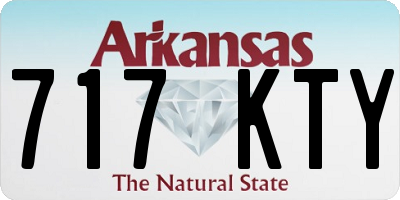 AR license plate 717KTY