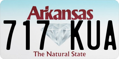 AR license plate 717KUA