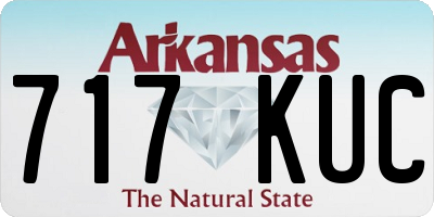 AR license plate 717KUC