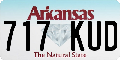 AR license plate 717KUD