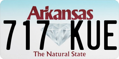 AR license plate 717KUE
