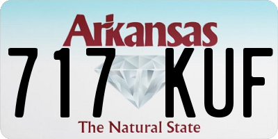 AR license plate 717KUF
