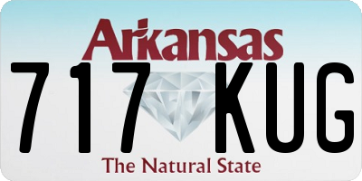 AR license plate 717KUG
